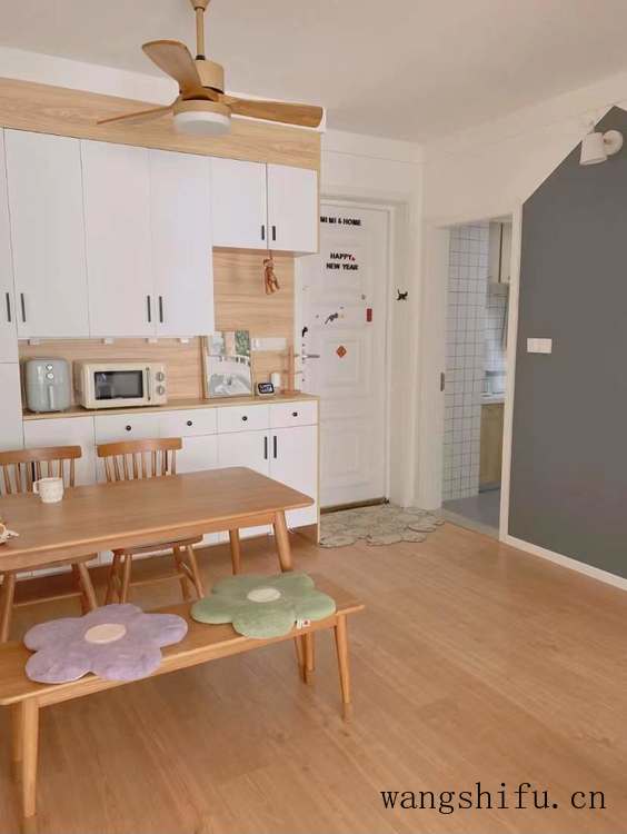 80㎡小两居省钱改造，轻装修重装饰只花4.5W，堪称教科书 旧房翻新 第3张 80㎡小两居省钱改造，轻装修重装饰只花4.5W，堪称教科书 旧房翻新 粉刷匠第3张