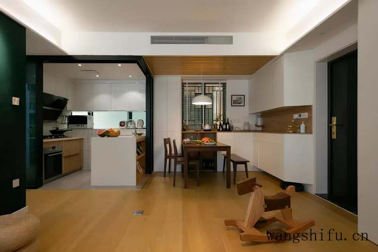 她家仅有75㎡，却因布局巧妙走红，装修效果大气堪比小豪宅 旧房翻新 第3张 她家仅有75㎡，却因布局巧妙走红，装修效果大气堪比小豪宅 旧房翻新 粉刷匠第3张