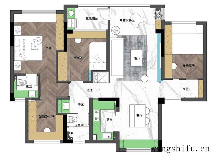 下一套房坚持务实装修，全屋收纳+6个改造，不比大横厅香多了（精装房千篇一律）
