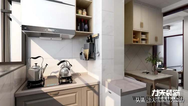 90年代老房翻新改造变古朴中式风,拯救厨房收纳“重灾区” 90年代老房翻新改造变古朴中式风,拯救厨房收纳“重灾区”