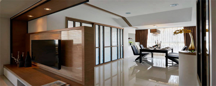 南北通透客厅怎么隔断