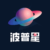 波普星数字艺术学院机构标识