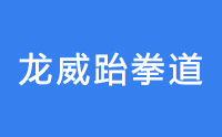 济南龙威跆拳道机构标识
