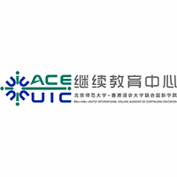 北师港浸大继续教育中心机构标识