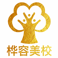 广州桦荣美校机构标识