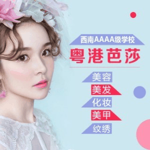 粤港芭莎美业培训学校机构标识