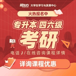武汉新东方考研四六级专升本
