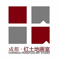 成都红土地画室机构标识