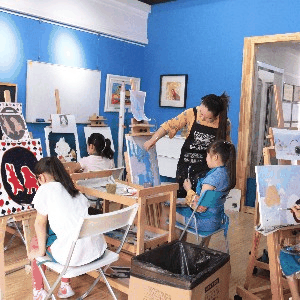 石家庄启成美术教育机构标识