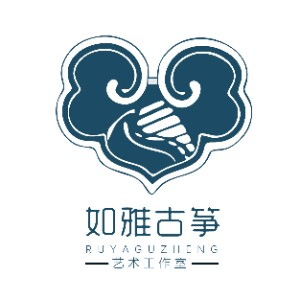 青岛如雅古筝机构标识